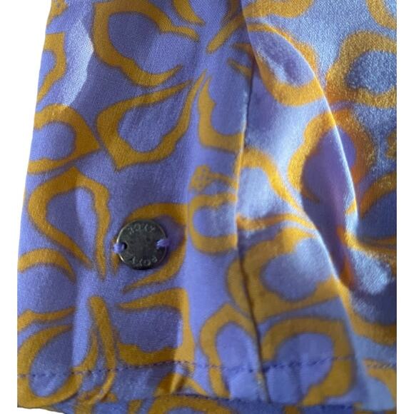 Roxy Vibrant Floral Ruched Crop Camisole Top - Size Medium - Picture 6 of 7